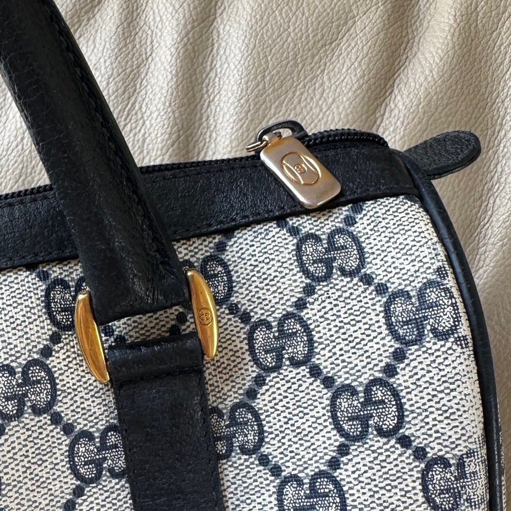 Authentic Vintage Gucci Boston Monogram Ophidia Red/Blue - Picture 14 of 14